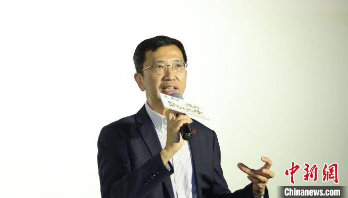 图为香港特区政府驻北京做事处主任梁志仁在举止现场致辞。　主理方供图